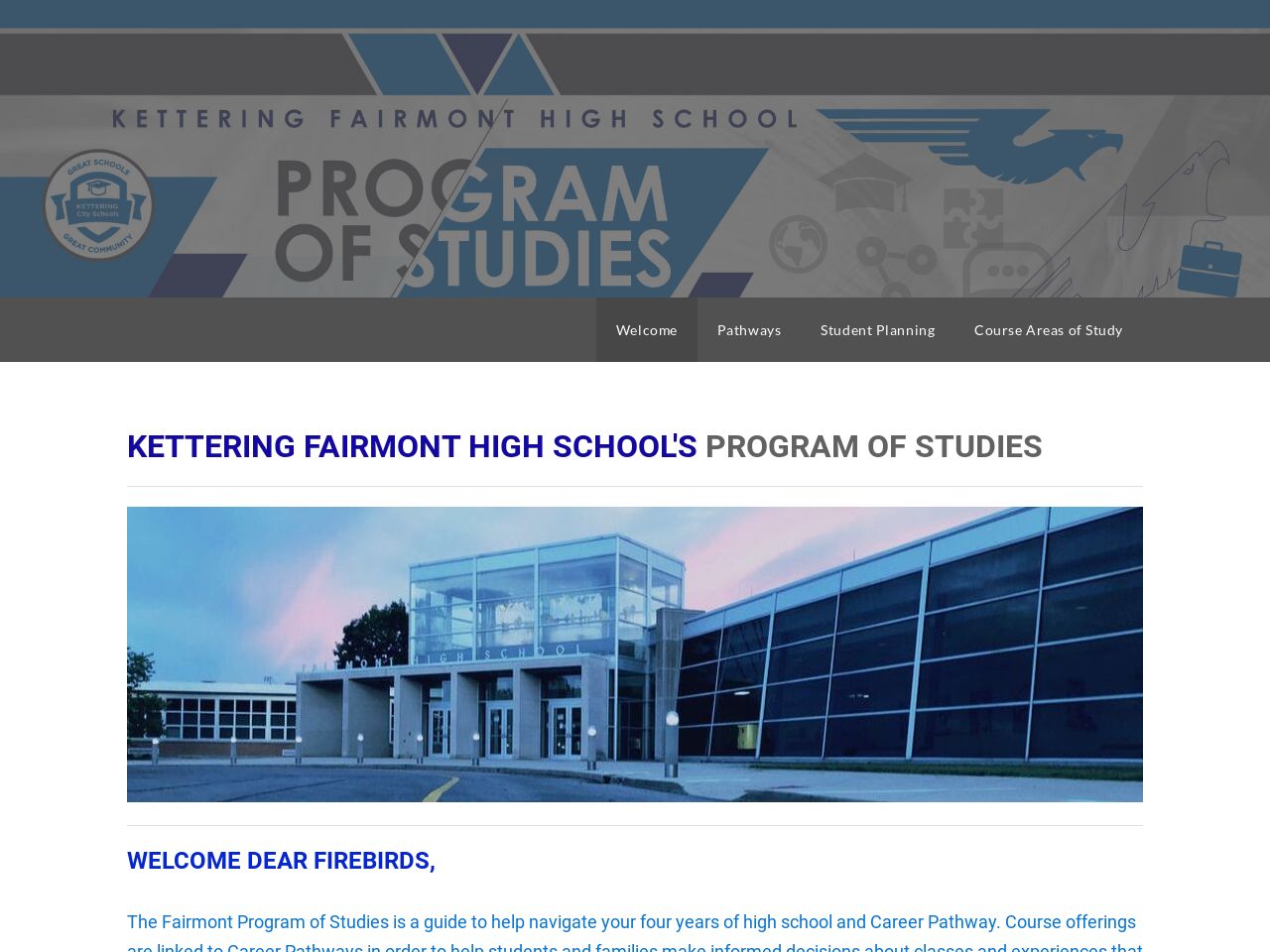 Thumbnail image of Kettering Fairmont High School's Program of Studies