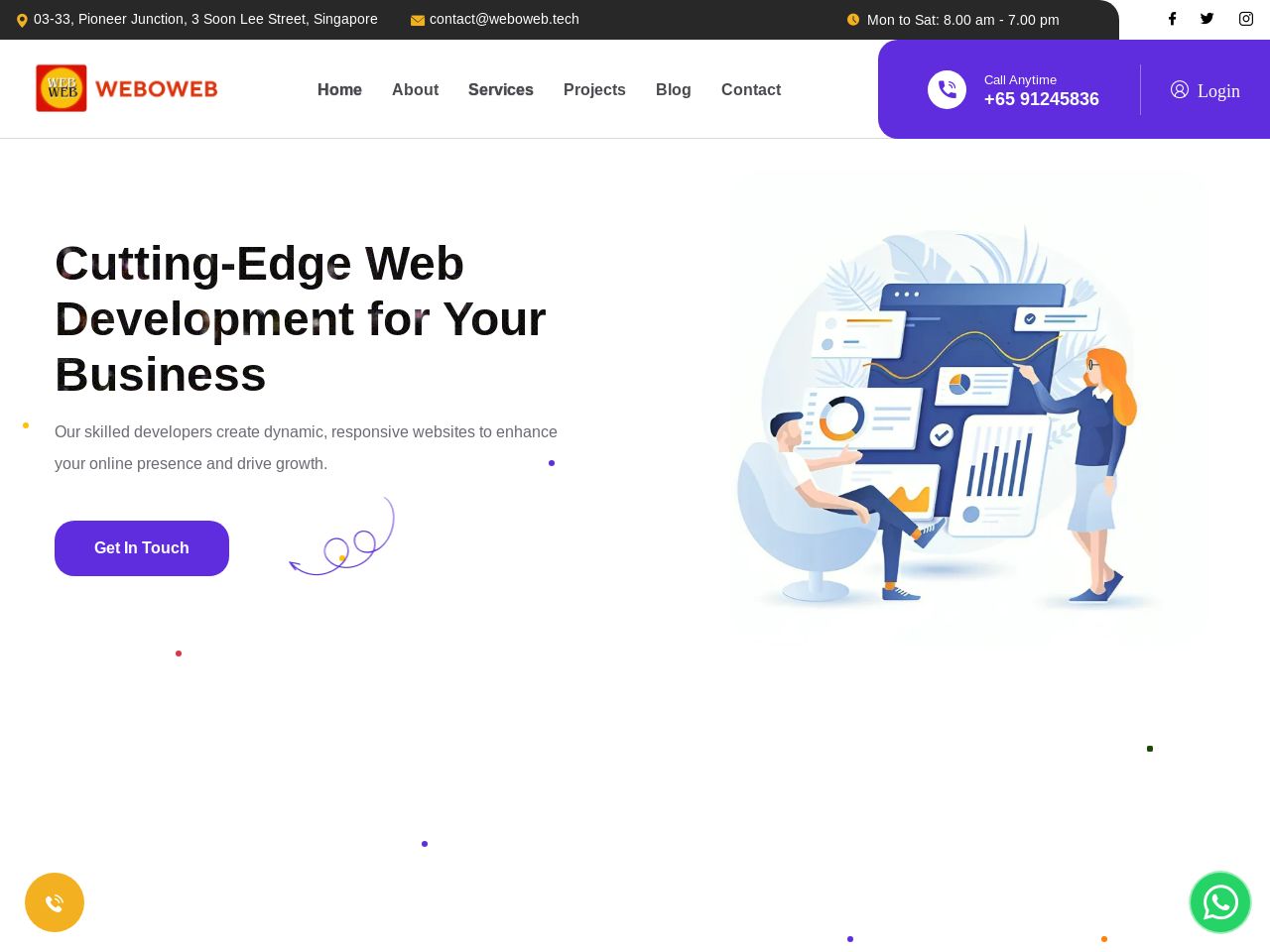 Thumbnail image of WEBOWEB - Cutting-Edge Web Development for Your Business